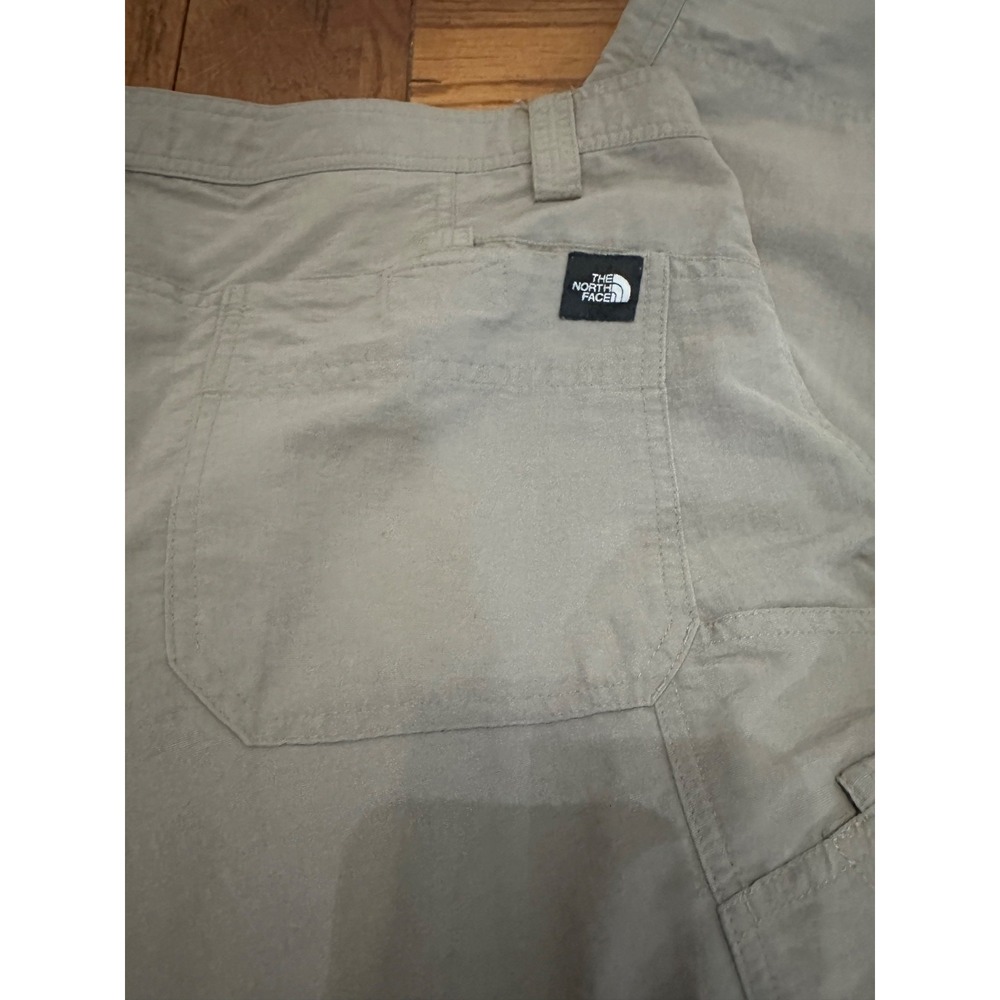 the north face khaki‎ cargo pants nylon outdoor 38x31